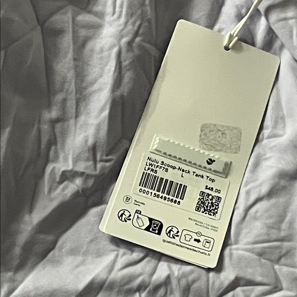 NWT SALE Lululemon Wundermost Nulu Scoop-Neck Tank Top Lavender Frost Ultra Soft - Picture 10 of 10